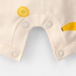 Snaps on bottom of romper