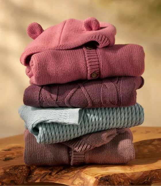 stack of sweaters