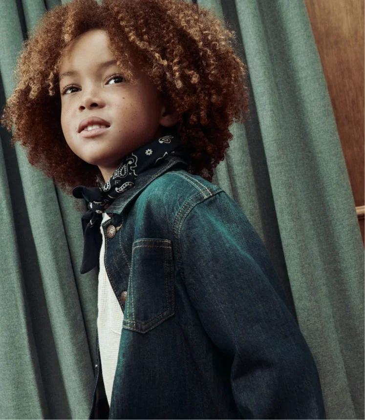 boy wear OshKosh B'Gosh denim jacket