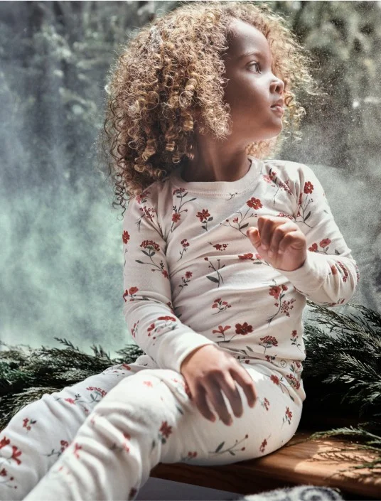 girl in pjs