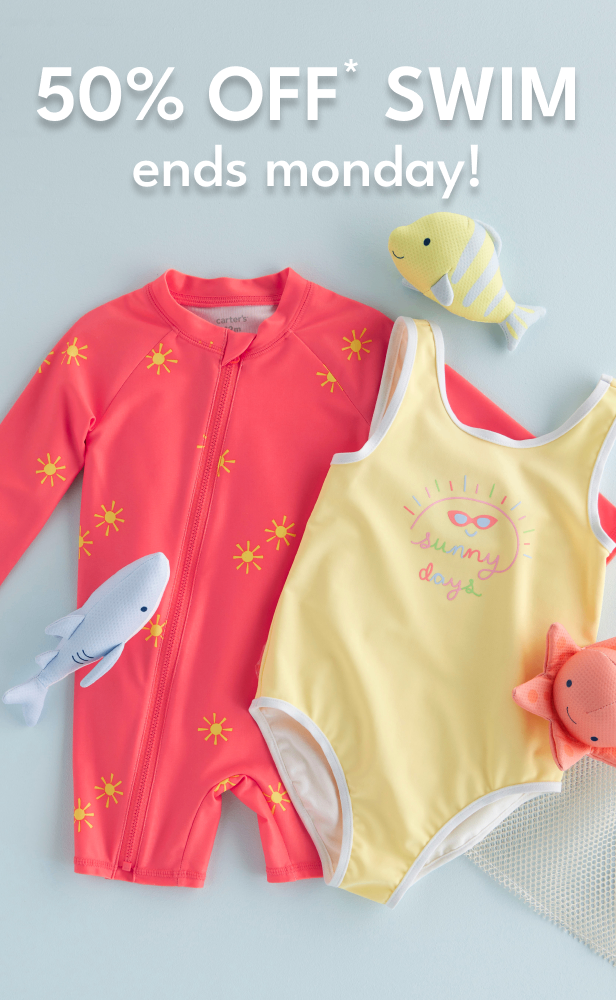 50% OFF* SWIM ends monday!