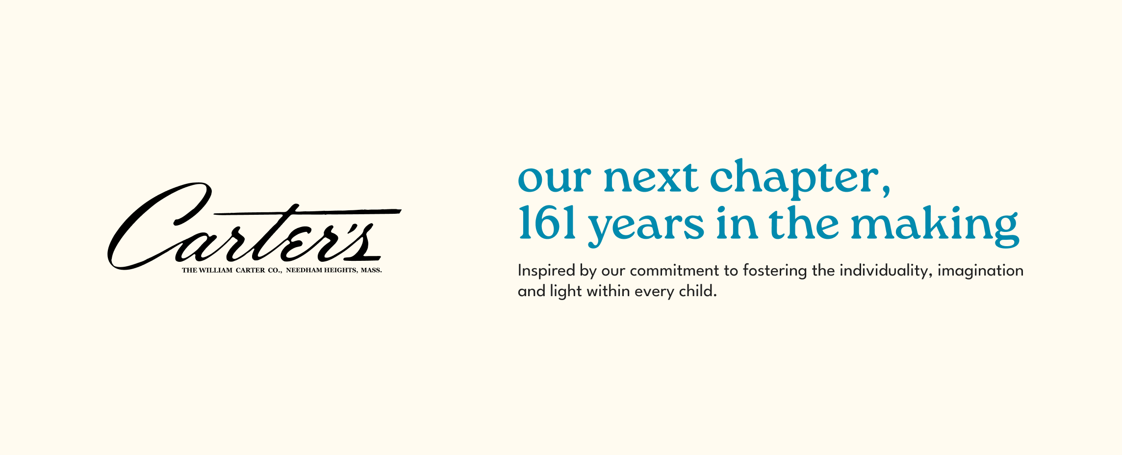 our next chapter, 161 years in the making