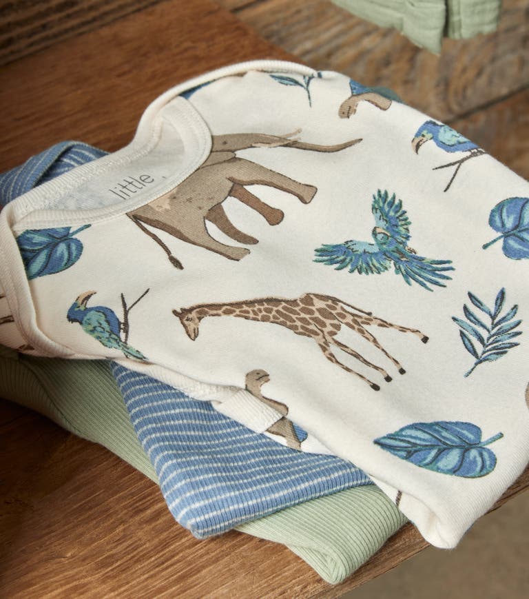 Take a peek at some of their signature print organic bodysuits, tees and pajamas