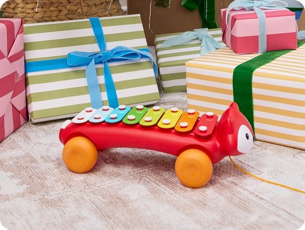 Fox xylophone under a tree