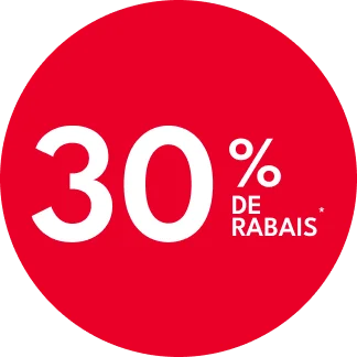 30% off chausettes et sous-v&ecirc;tements