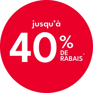 25% de rabais sur hauts, pantalons et jupes