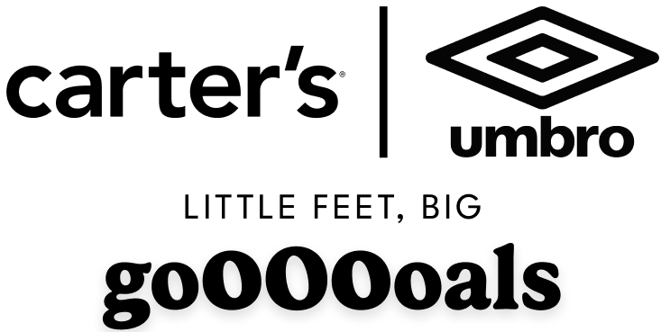 carter's | umbro Little feet, big goooooals