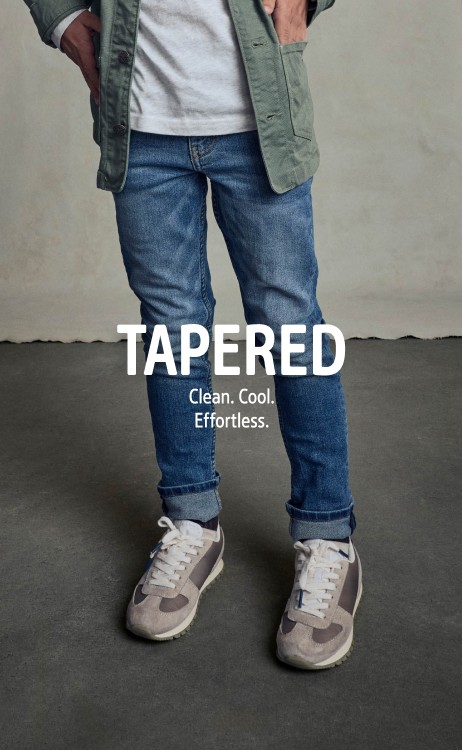 Tapered jeans