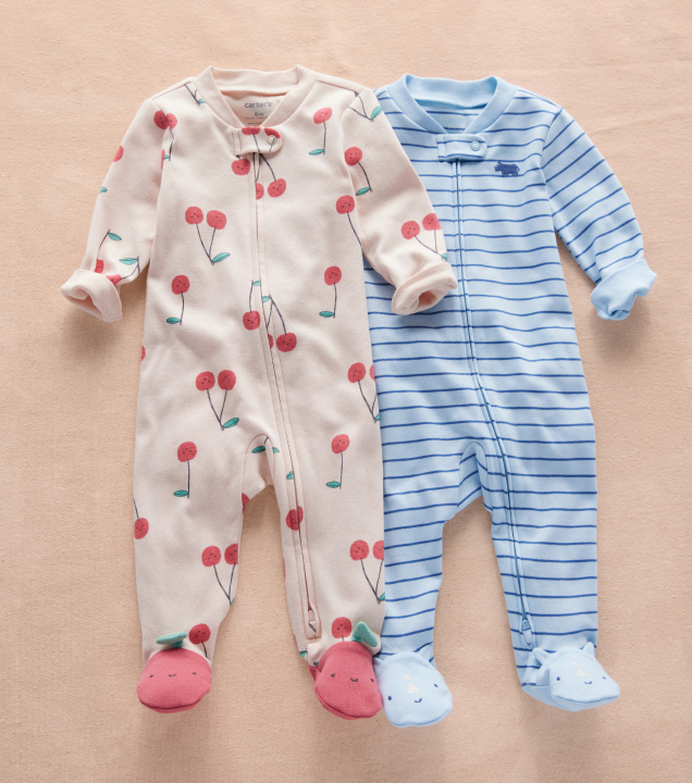2-way zip sleepwear