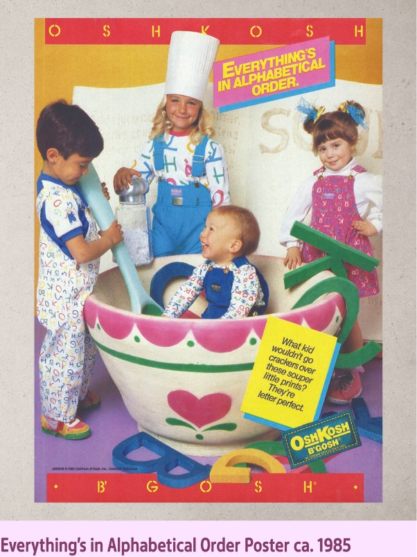 Everything’s in Alphabetical Order Poster ca. 1985