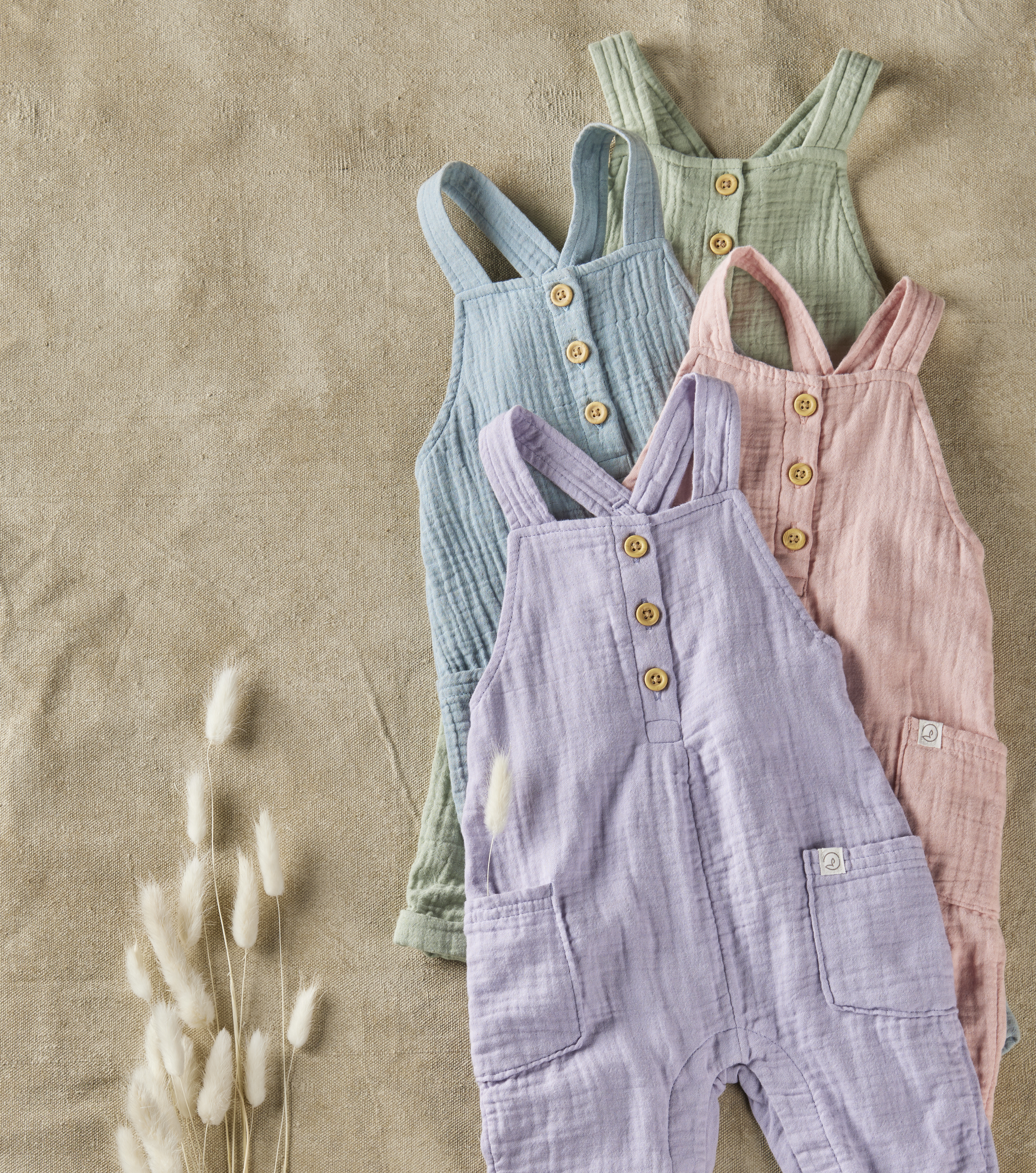Organic cotton overalls