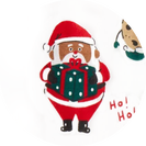 Holiday Pajama Print Santa Milk & Cookies