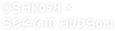 oshkosh b'gosh and sergio hudson lettering