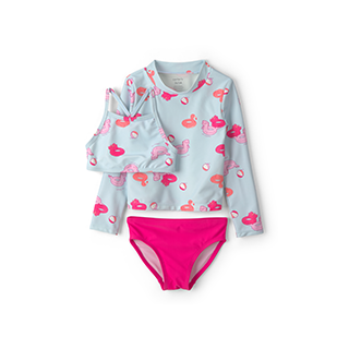 Toddler girl swim