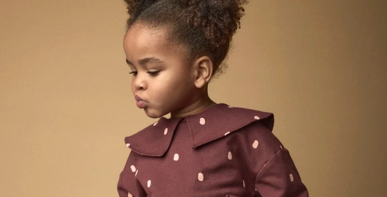 toddler girl polka dot sweatshirt