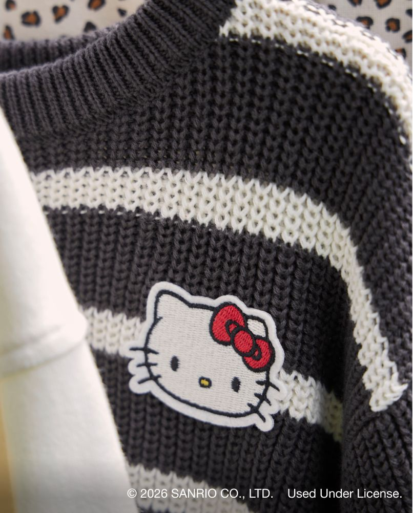 Hello Kitty Striped Sweater