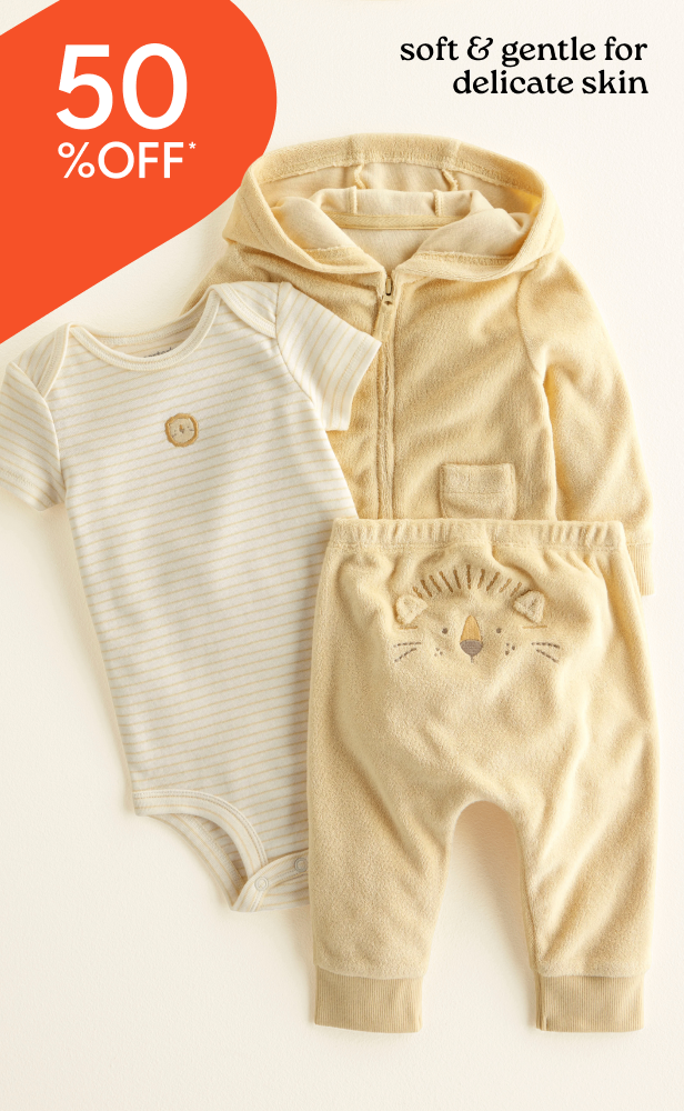 50% Off* | soft & gentle for delicate skin 
