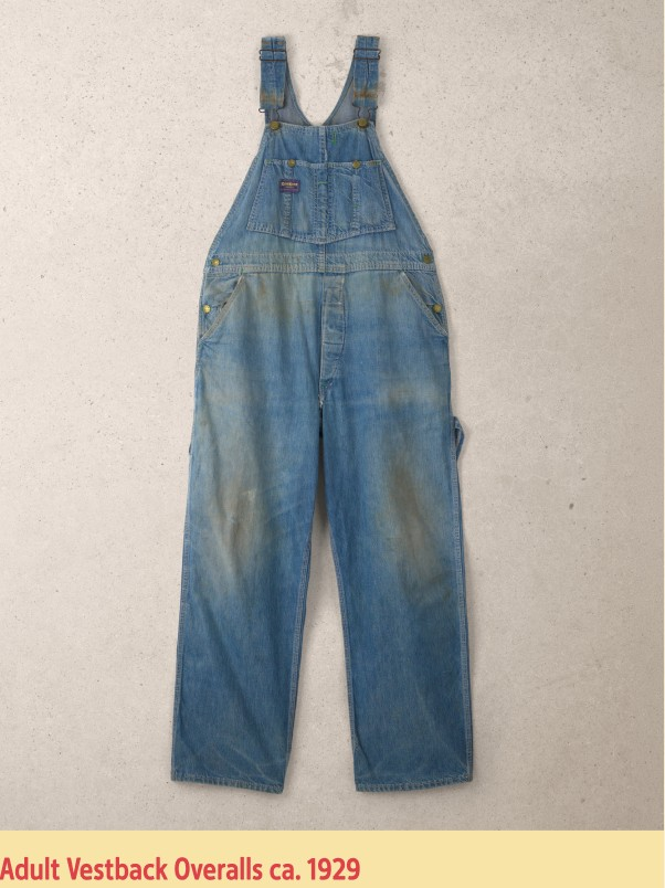 Adult Vestback Overalls ca. 1929