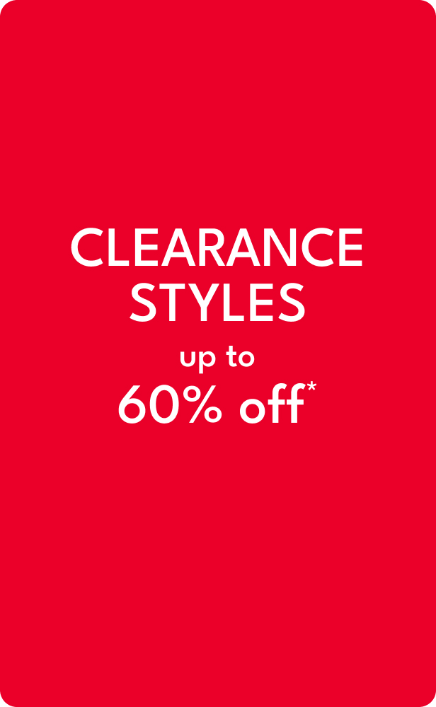 Up to 60% off clearance