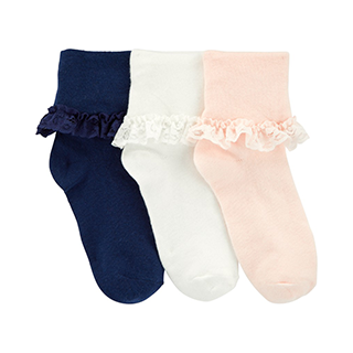 Girl's School Uniform Socks 