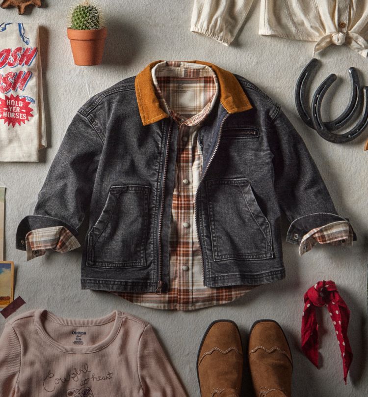 western jacket and flannel