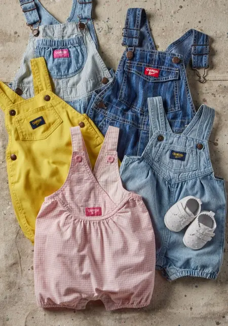 different styles of oshkosh overalls