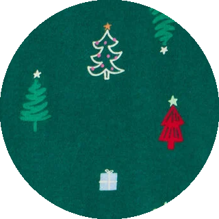 Carter's Christmas Pajamas Green Trees