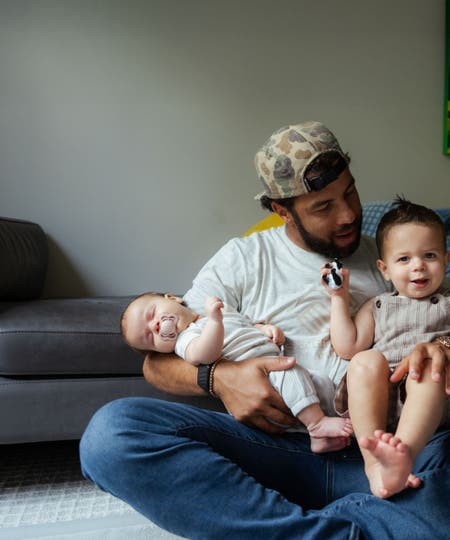 bubba wallace and his kids