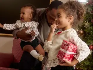 kids in christmas holiday dressy
