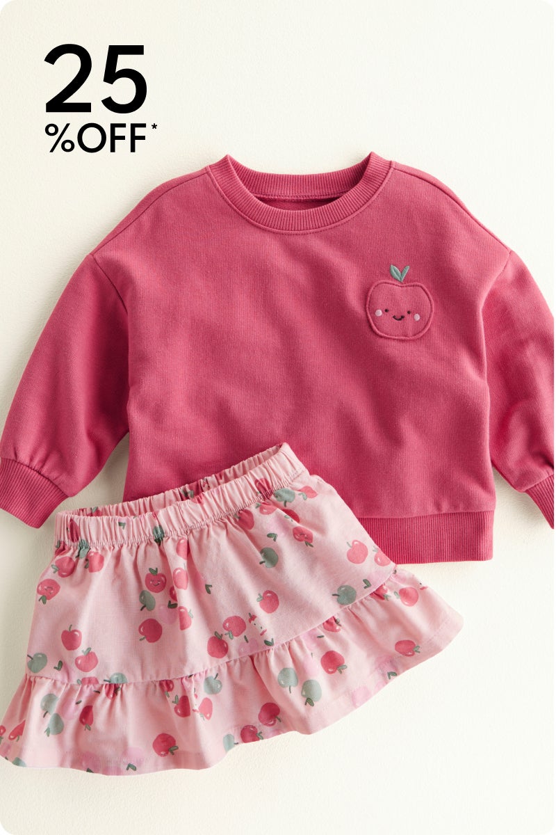 Baby Sets pink girl set layout