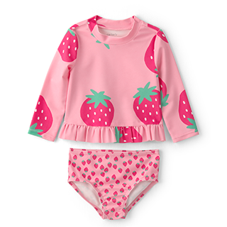Baby Girl Swimwear Rashguards & Sets