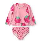Baby Girl Swimwear Rashguards & Sets