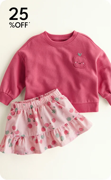 Baby Sets pink girl set layout