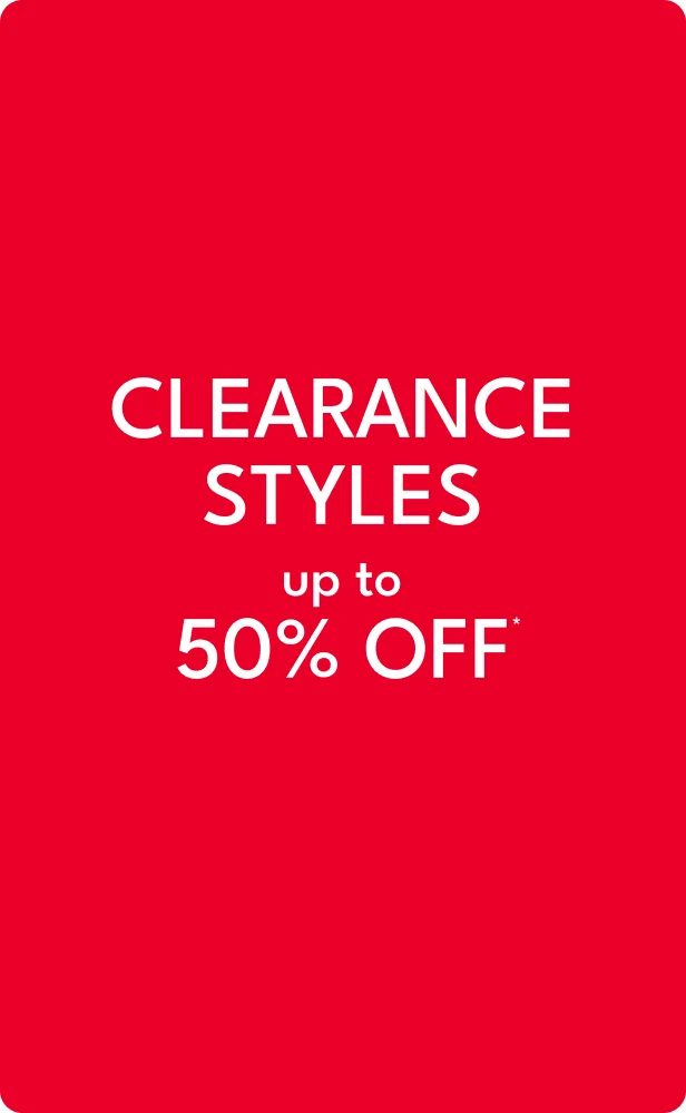 Clearance Styles 50% Off 