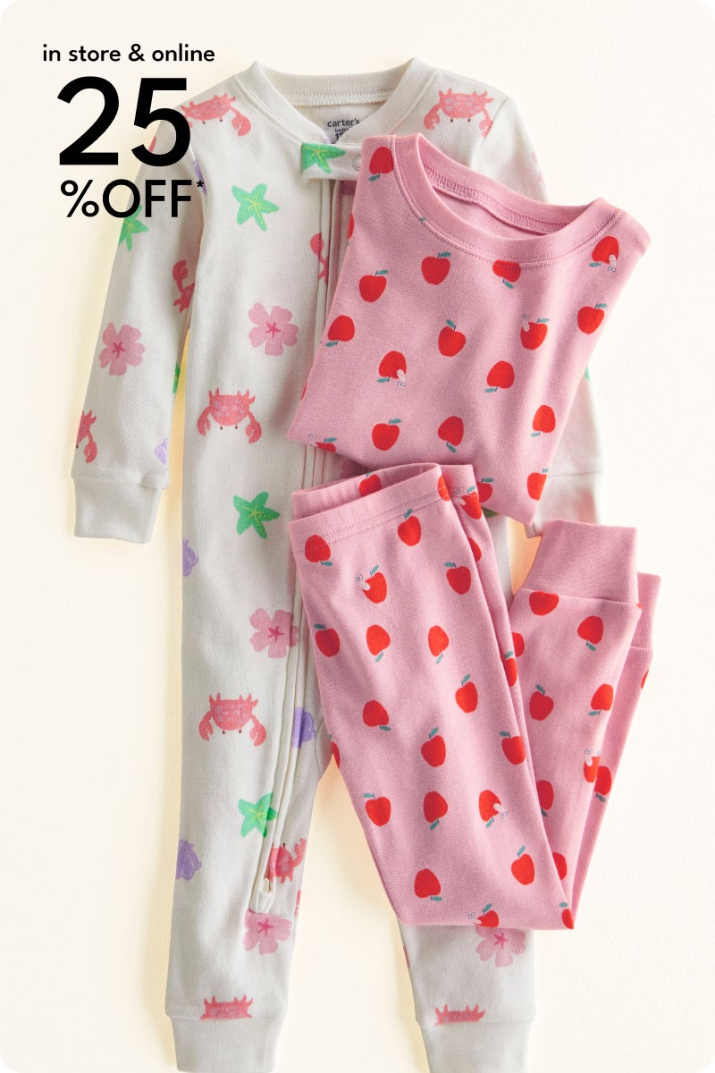 Sleepwear sale 25% off online only