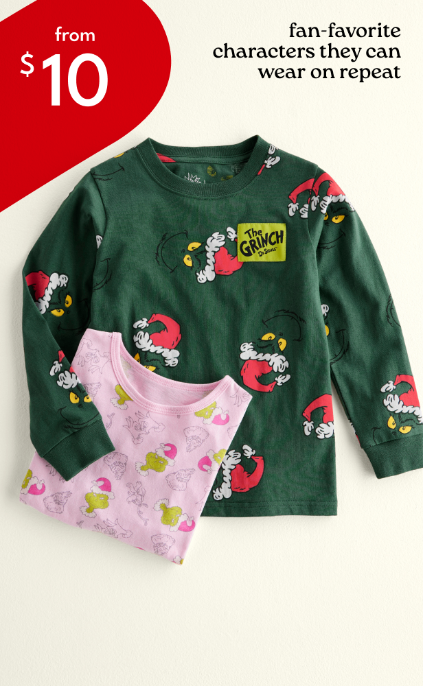 from $10 fan-favorite characters they can wear on repeat