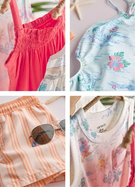 a variety of detail shots of hibiscus hues details