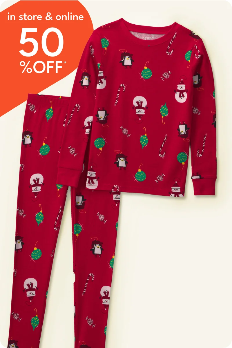 50% off in store and online pjs