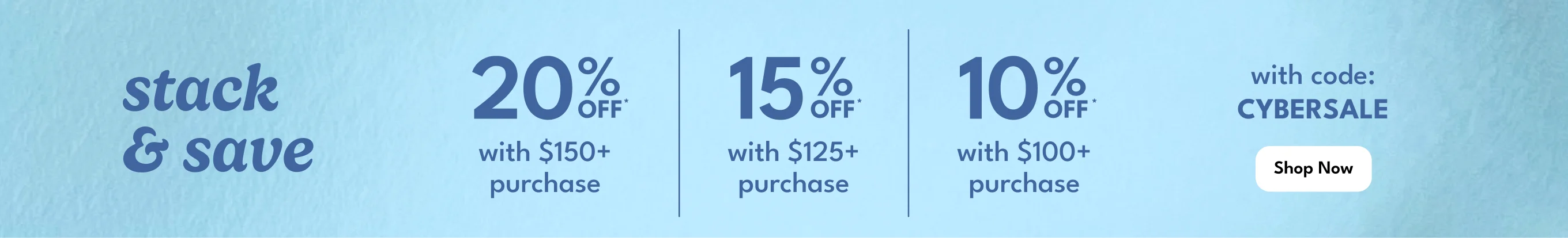 Stack and Save Flash Sale
