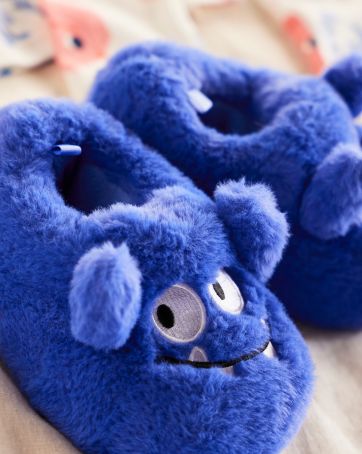 blue monster slippers