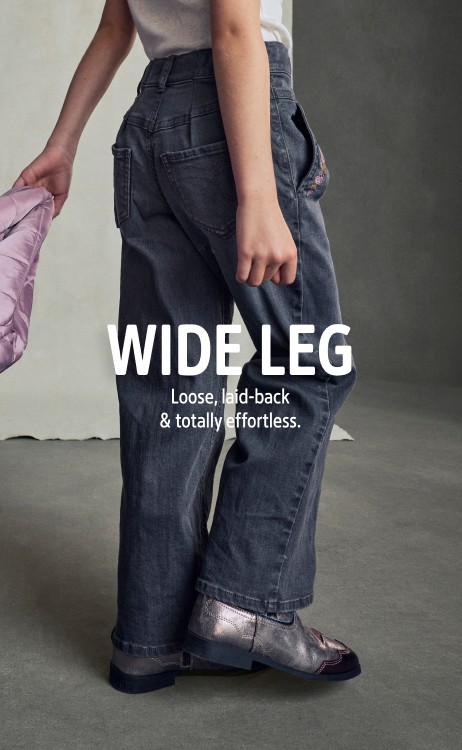 Wide leg jeans