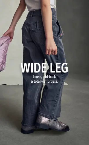 Wide leg jeans
