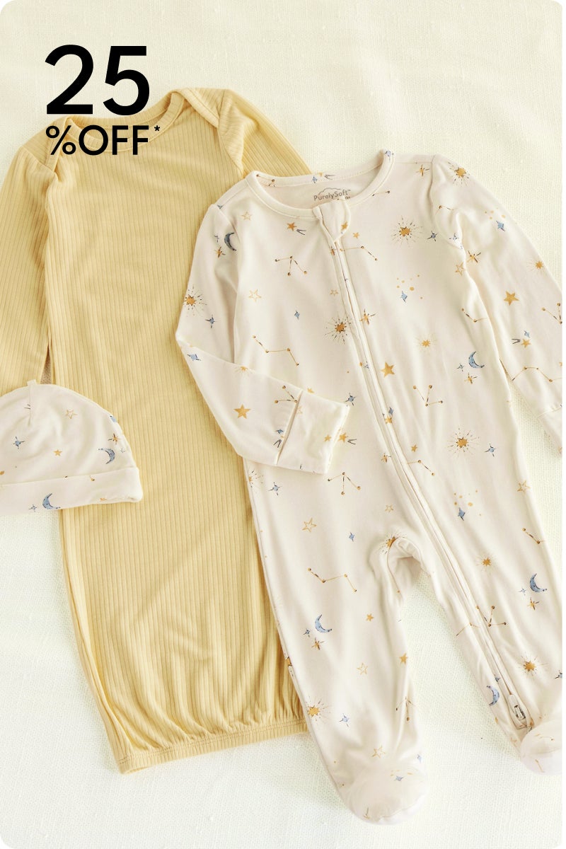 Layout of two baby purelysoft