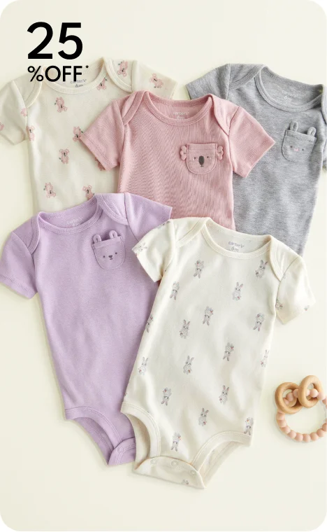 Baby Bodysuits layout 25% off