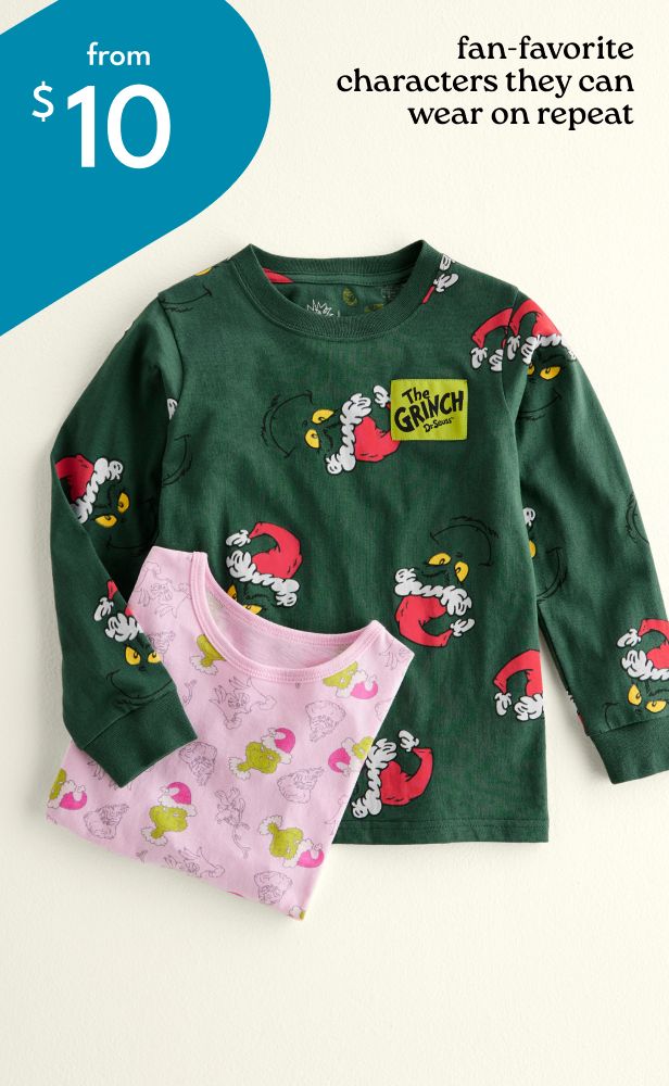 from $10 fan-favorite characters they can wear on repeat