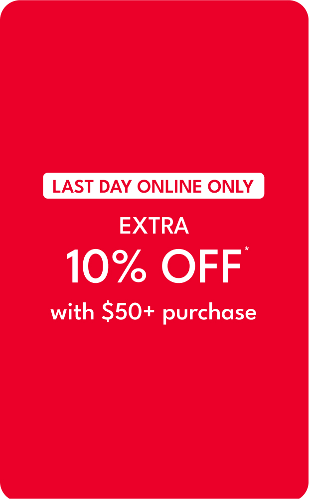Extra 10% Sale Last Day