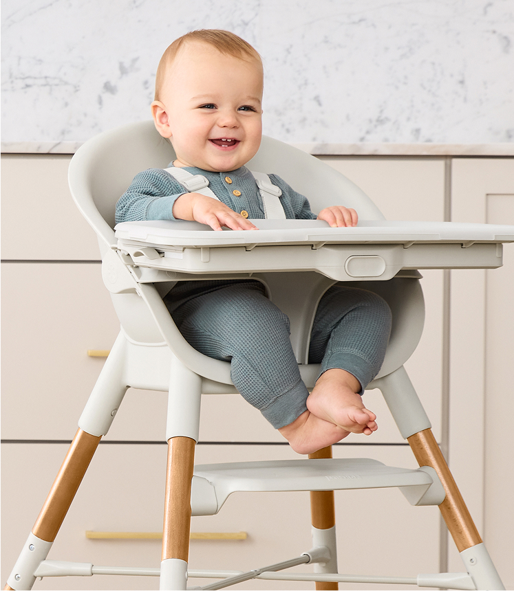 Baby in high chair
