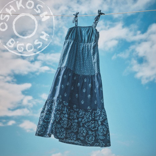 dress on clothesline