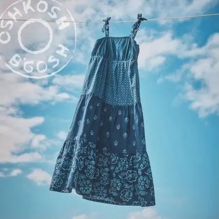 dress on clothesline