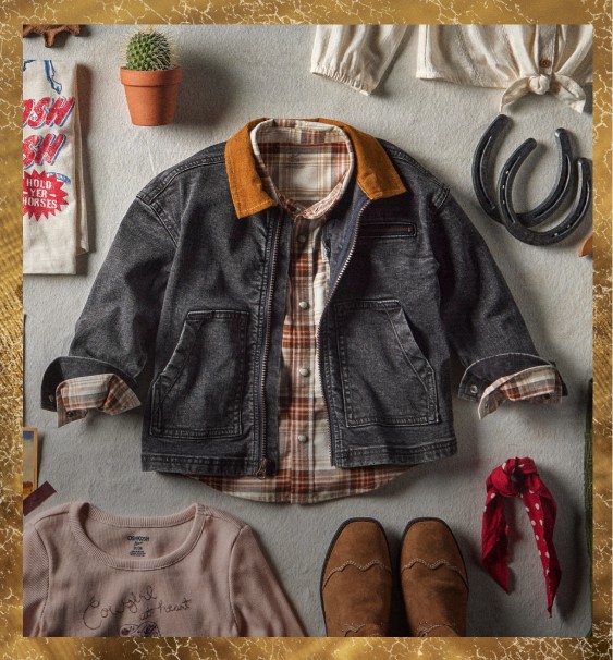 western jacket and flannel